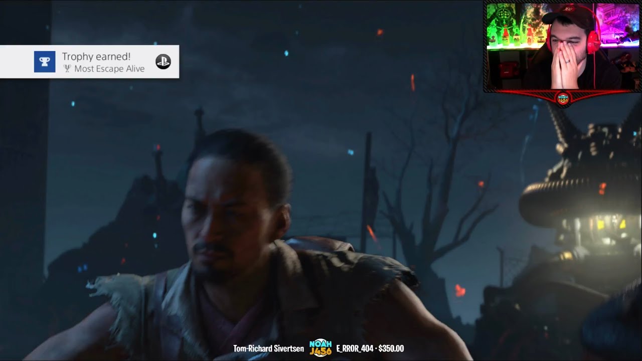 Noahj456 Reacts to the Blood Of the Dead Easter Egg Ending CUTSCENE!!!