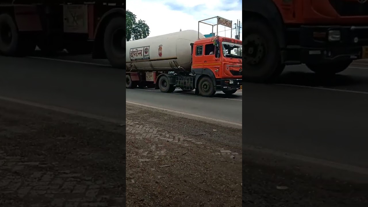big Gas tanker running in road#viral#subscribe#short#