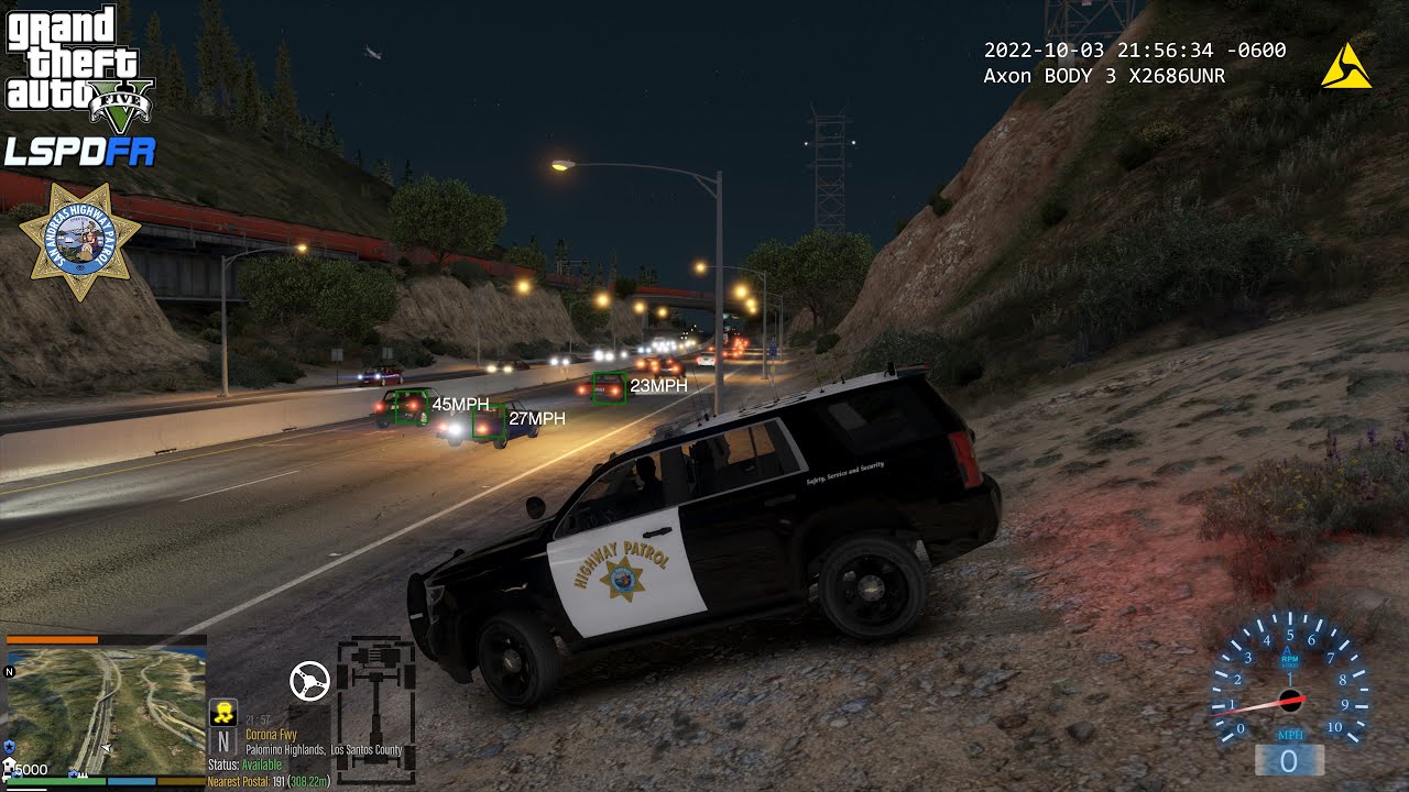 GTA V - LSPDFR 0.4.9🚔 - SAHP/CHP - Highway Patrol - Stolen Sheriff Vehicle | Attempted Assault - 4K