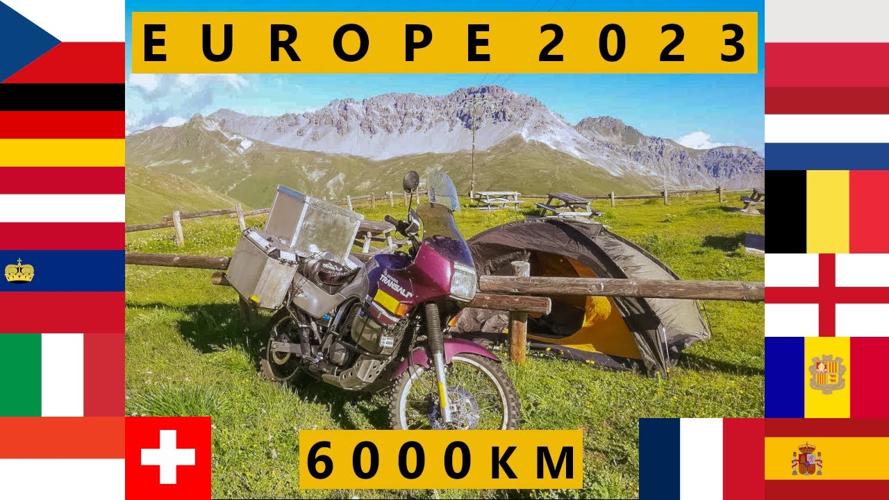 Eurotrip 2023 Honda Transalp 600 Solo Motorcycle 6000km