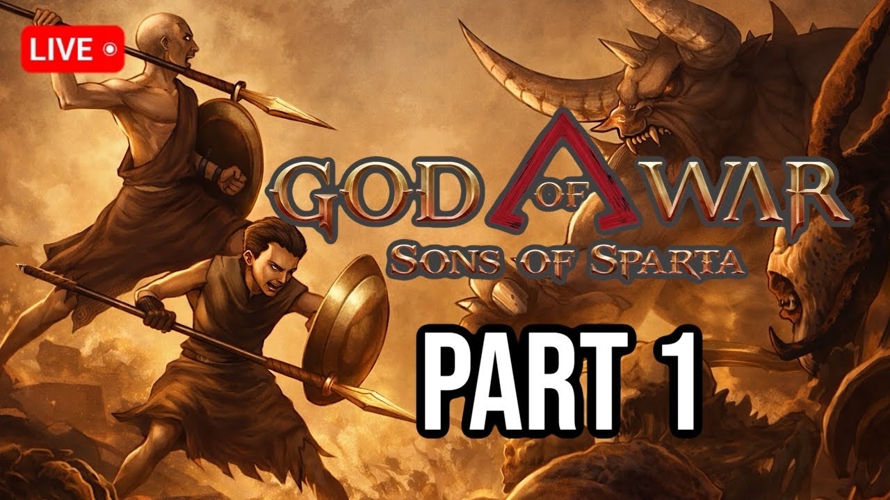 God of War Sons of Sparta Ps5 Pro - Full Game Playthrough Walkthrough StreamGod