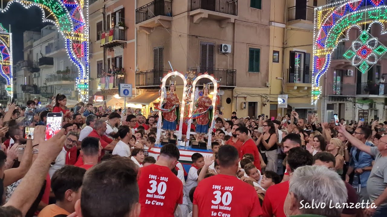 SFERRACAVALLO (PALERMO) - PROCESSIONE DEI MINI PORTATORI DI SAN COSMA E DAMIANO (4K) 26/09/2025