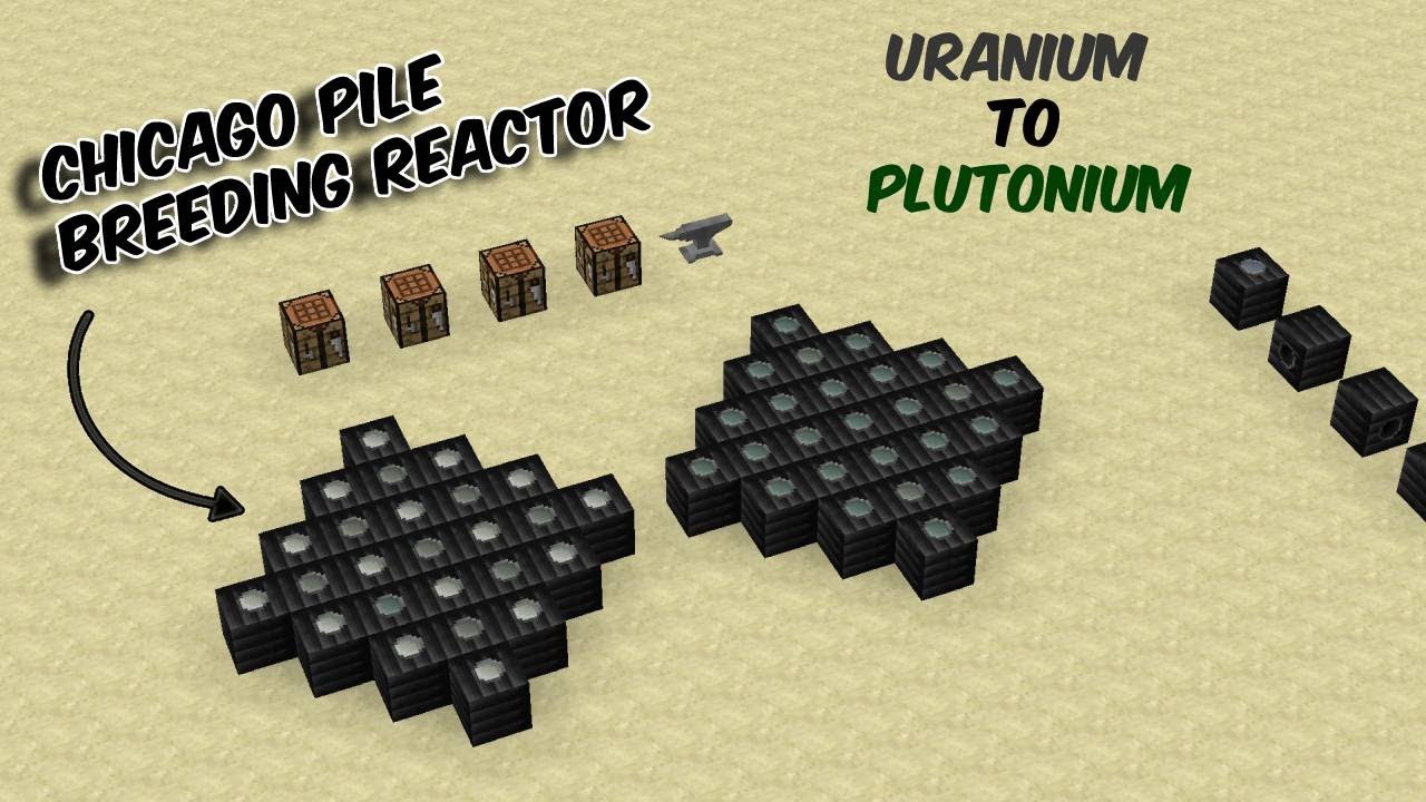 How to use CHICAGO PILE Breeding Reactor - Converting Uranium into Plutonium in HBMs Mod