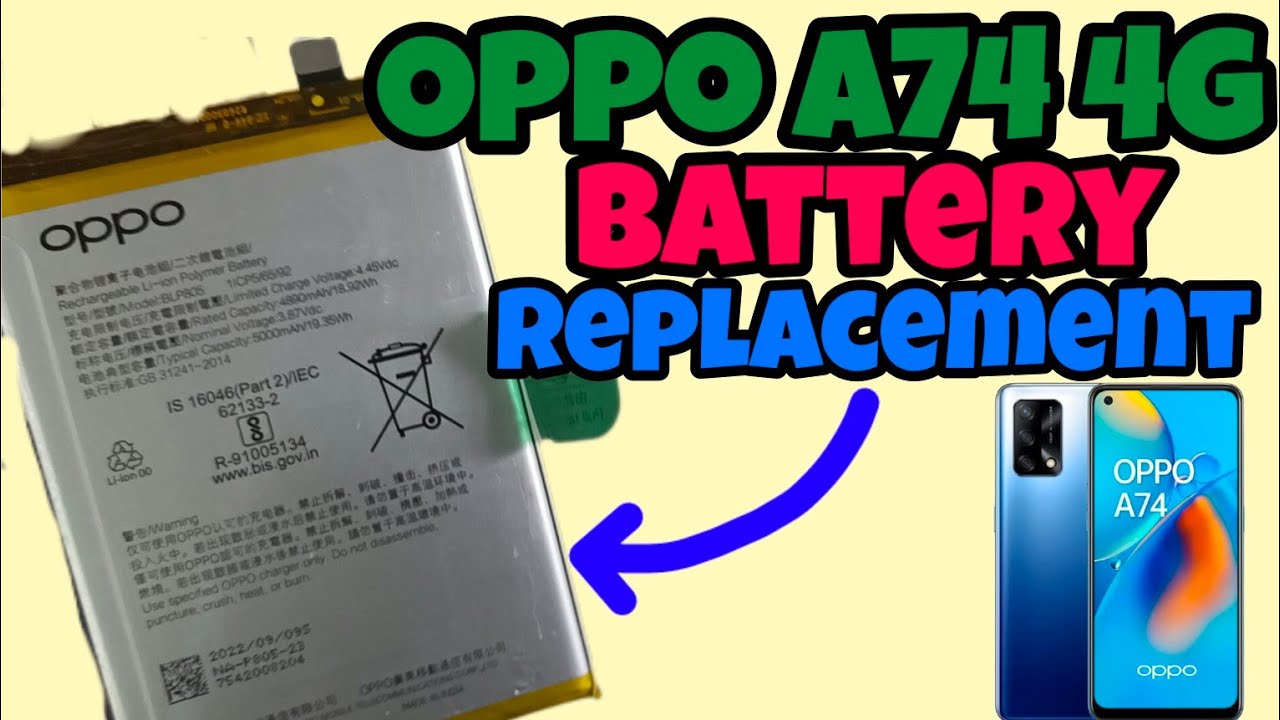 OPPO A74 4G Battery Replacement | How to Change OPPO A74 Battery Easily 🔋🛠️ #oppo #repair #new 