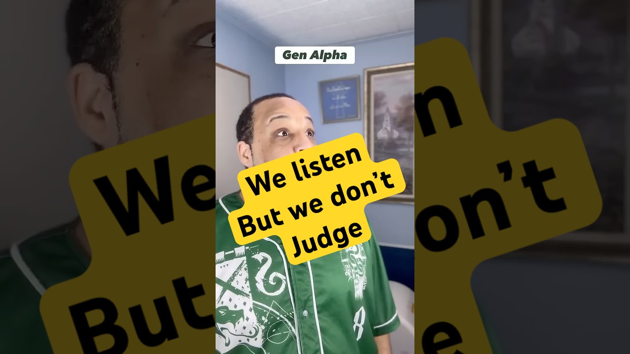 &ldquo;We listen, but we don&rsquo;t judge&mdash;Generational takes on the trend! #Generations #WeListen #NoJudgment&rdquo;