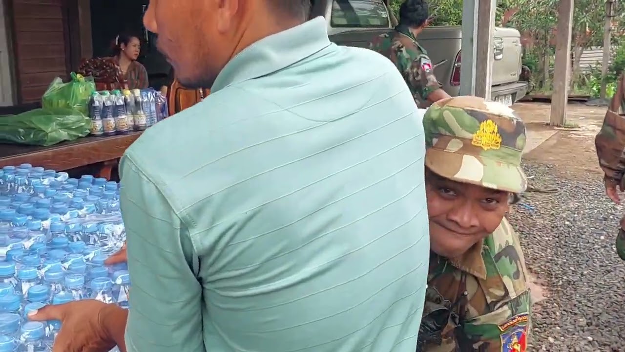 ជំនួយទឹកចិត្តសប្បុរសជនផ្ដល់ជូនបងៗកងទ័ពជួរមុខភ្នំមុំបី