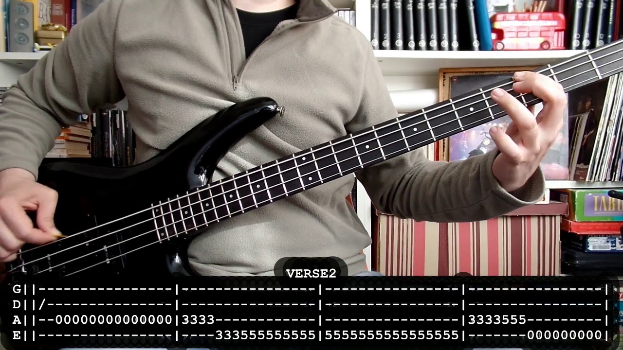 JUDAS PRIEST - Breaking the law (bass cover w/ Tabs) [full HD]
