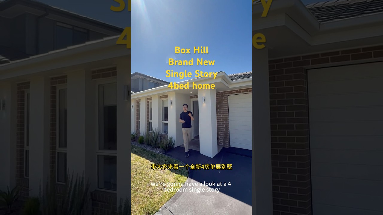 Box Hill Single Story 4Bed Home Tour #brandnewhome #realestate #property #boxhill #freestandinghome