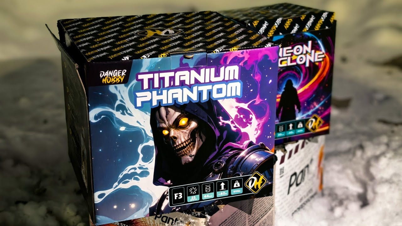 Testujemy Titanium Phantom i Neon Cyclone! Nowość od PyroCartel 