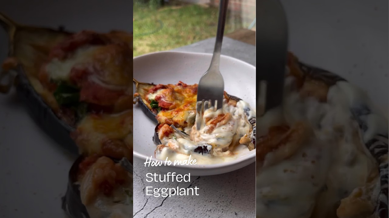 Stuffed eggplant 