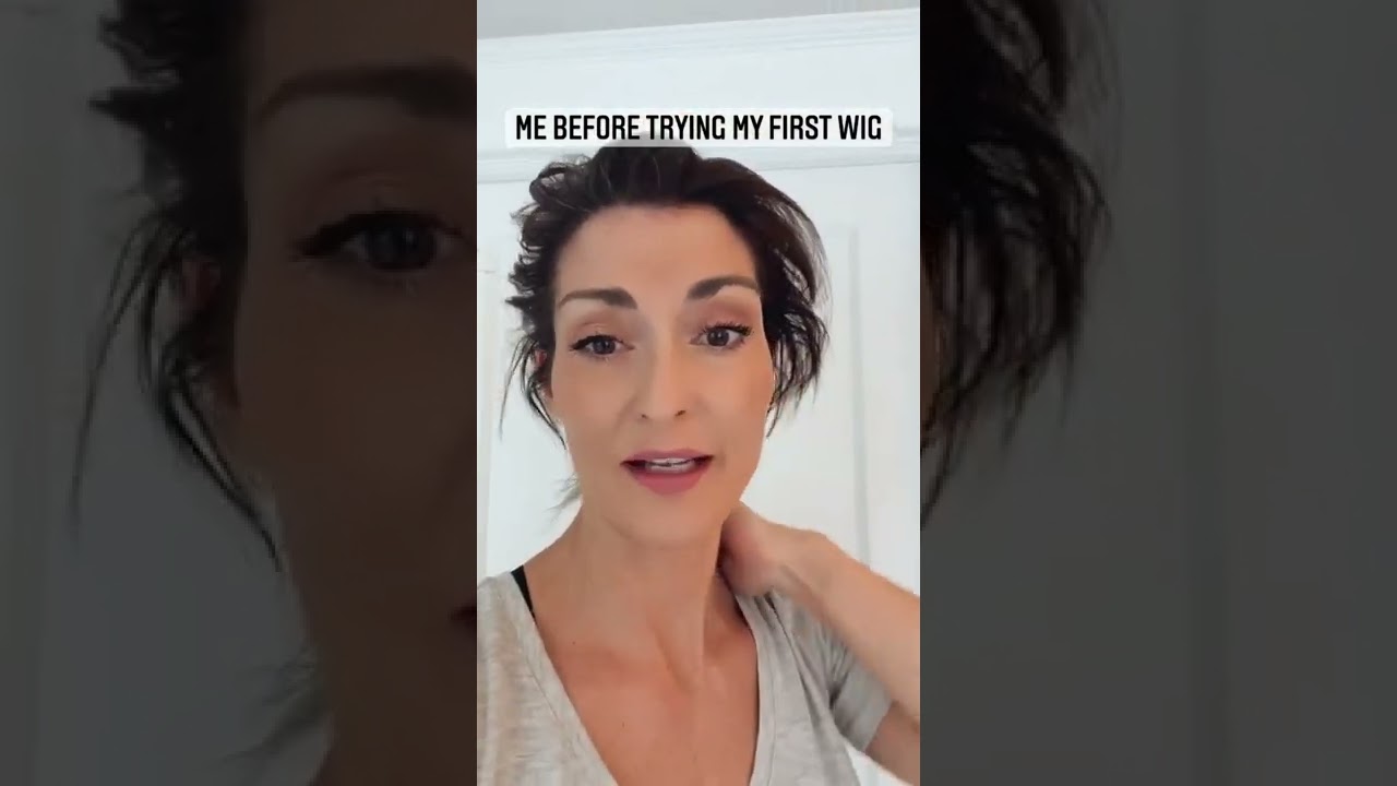 Me before trying my first wig | Perfection | Human hair wig review