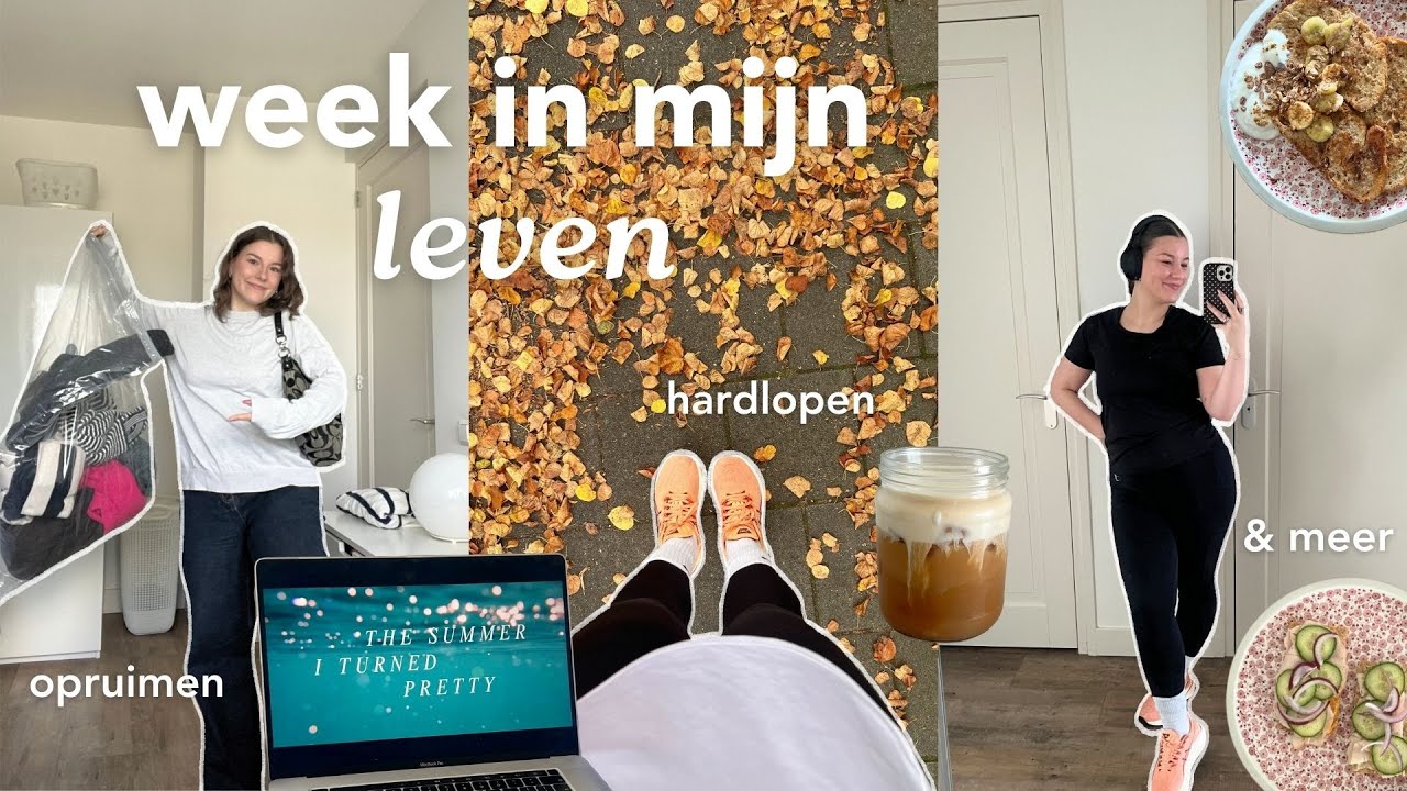 productieve week 🏃🏼‍♀️⭐️ hardlopen, opruimen (truien + jassen) & cozy herfstwandelingen 🎃