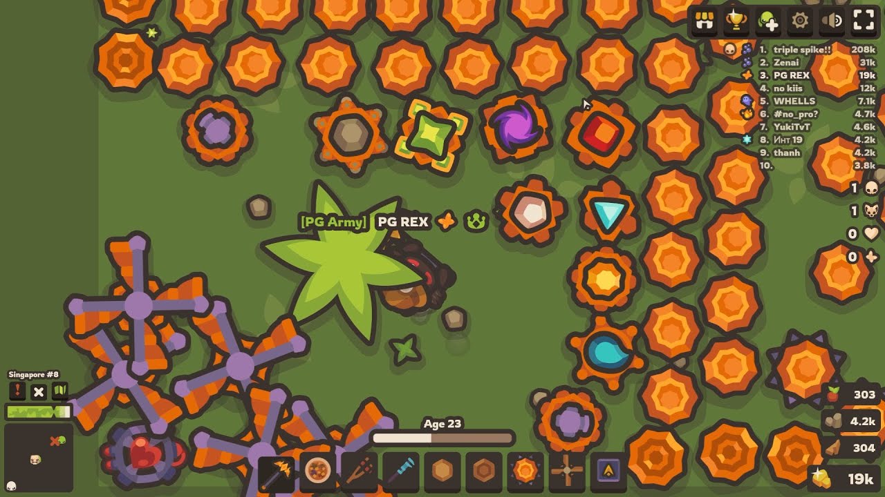 Taming.io // Epic side afk Base !!