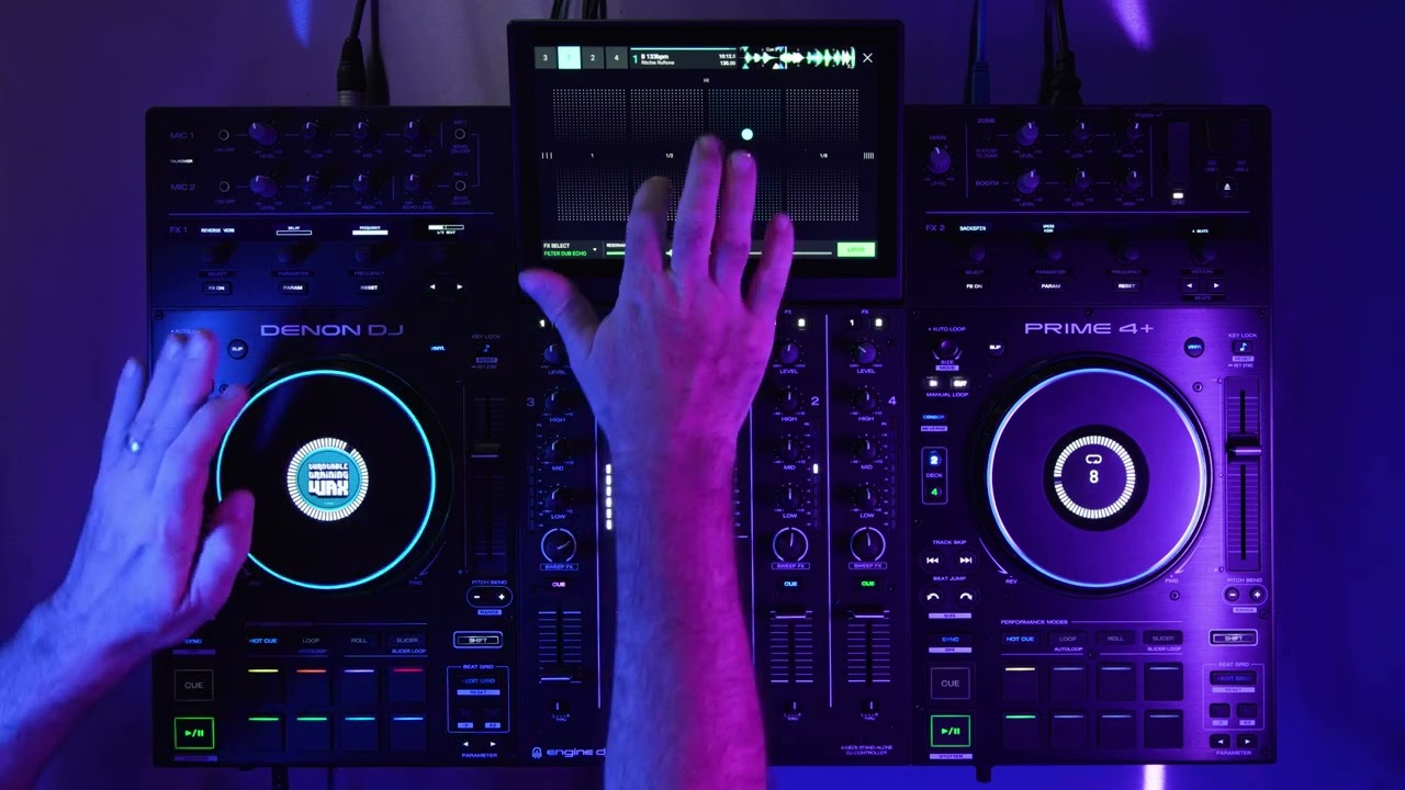 Scratching on the PRIME 4+ with Touch FX