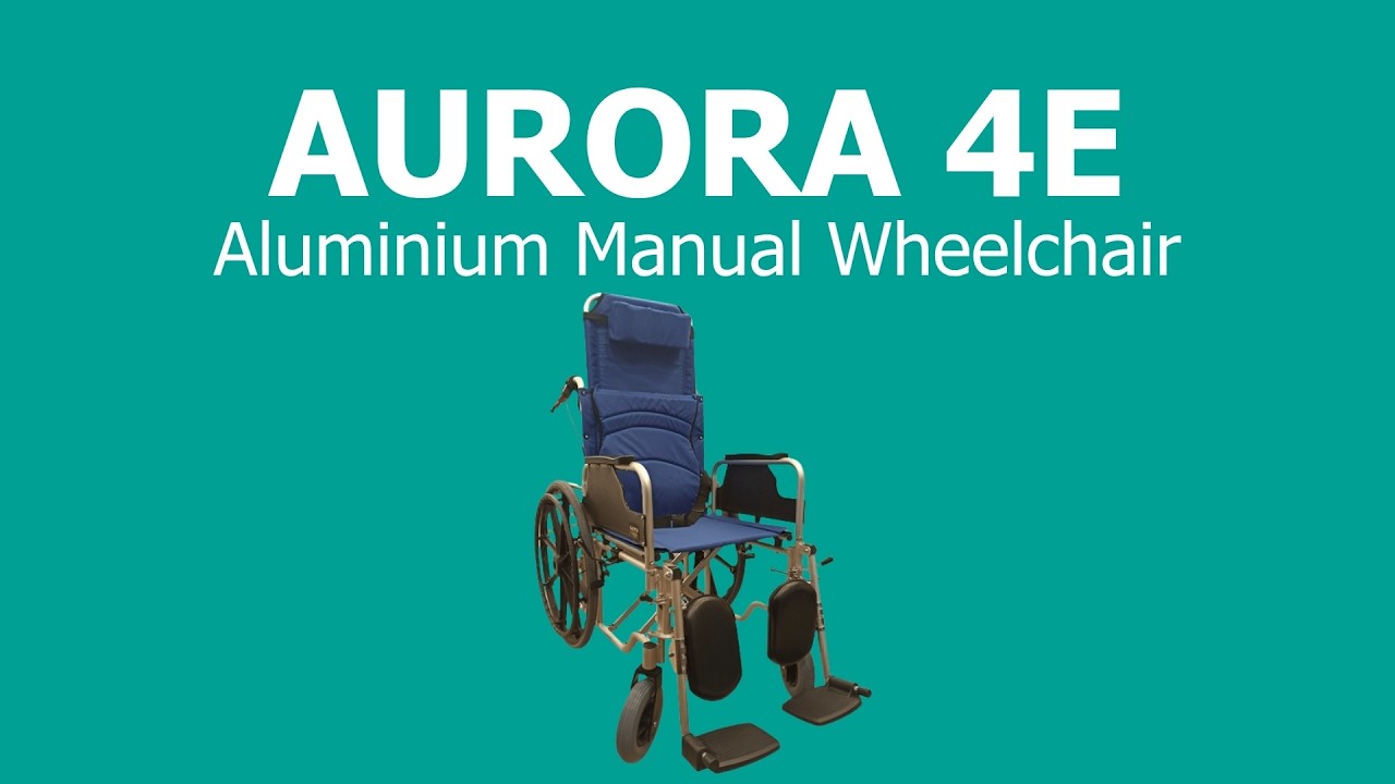 Aurora 4E | Aluminium Recline With Headrest Manual Wheelchair | Karma Silverlife