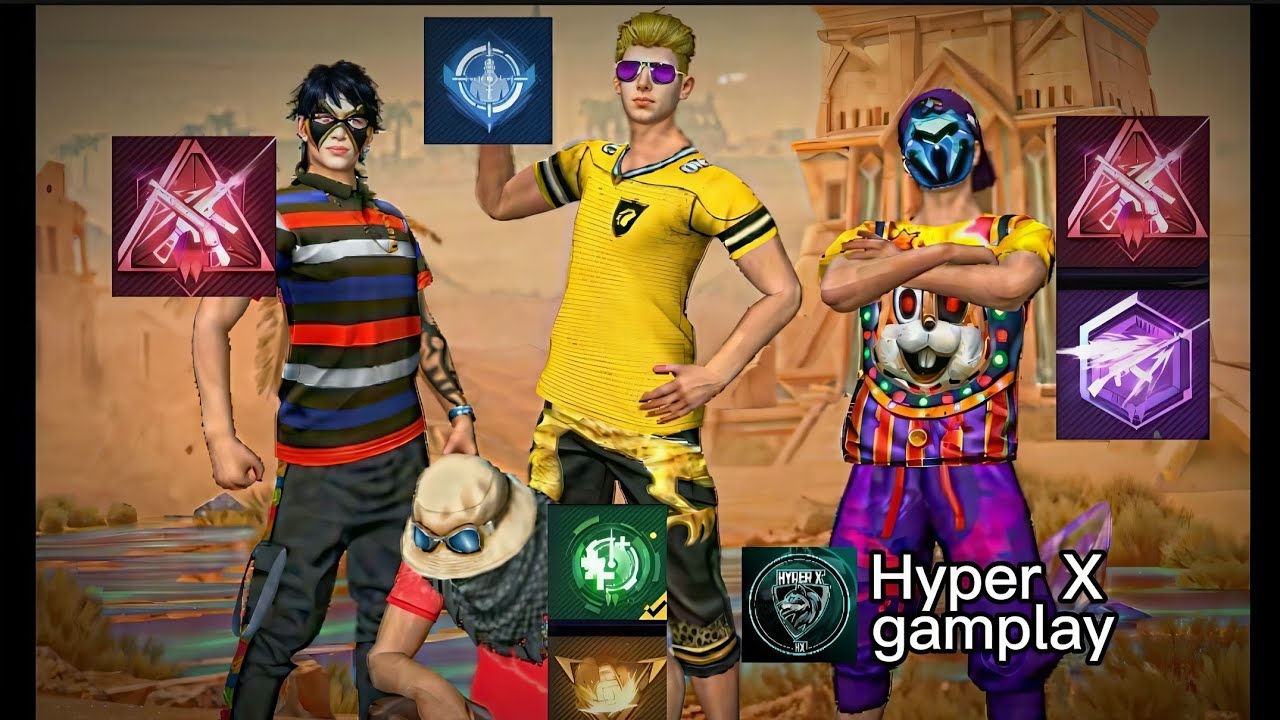 E-Sports Gamplay | free fire gsmplay | esports team hyper x #freefire #esports #viral #gaming 