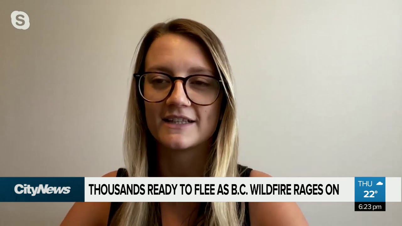 Thousands ready to flee as wildfire rages on near Penticton