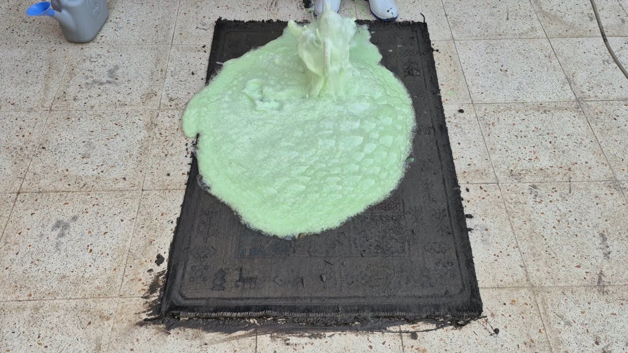 Deep Cleaning a 30-Year-Old Rug | Traditional Carpet Washing Method | Shocking Results