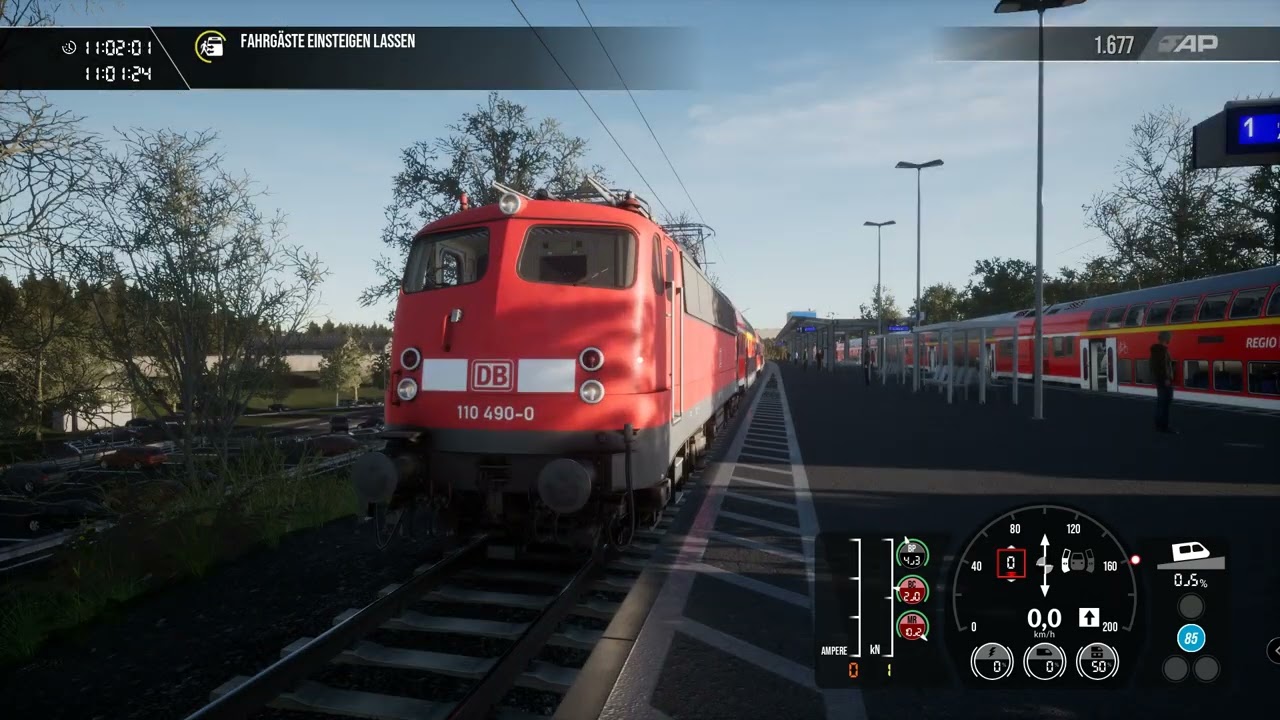 Train Sim World 4 | Br 110.4 | Verkehrsrot | Doppelstockwagen | Rhein Ruhr Ost Map |