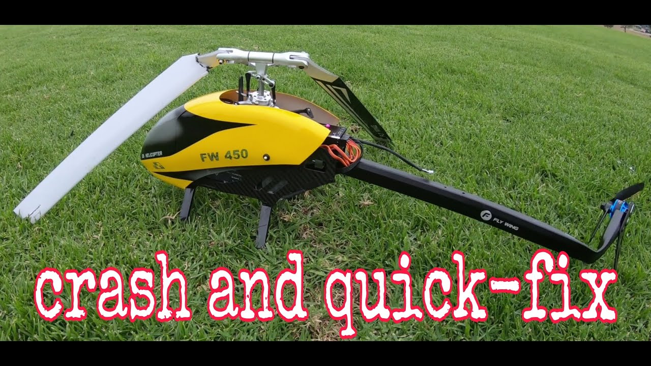 FLY WING 450. HOW QUICK TO  FIX?