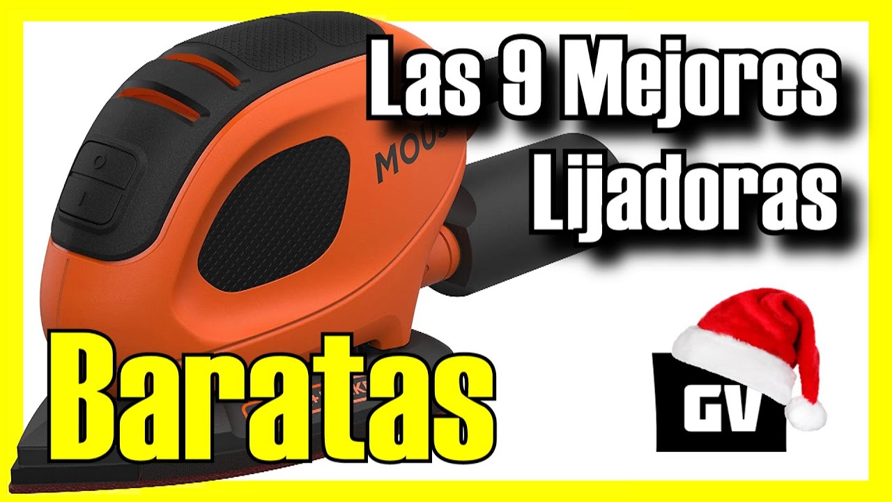 🚪🔥 Las 9 MEJORES Lijadoras BARATAS de Amazon [2024]✅[Calidad/Precio] Orbital / Multifunción / Madera