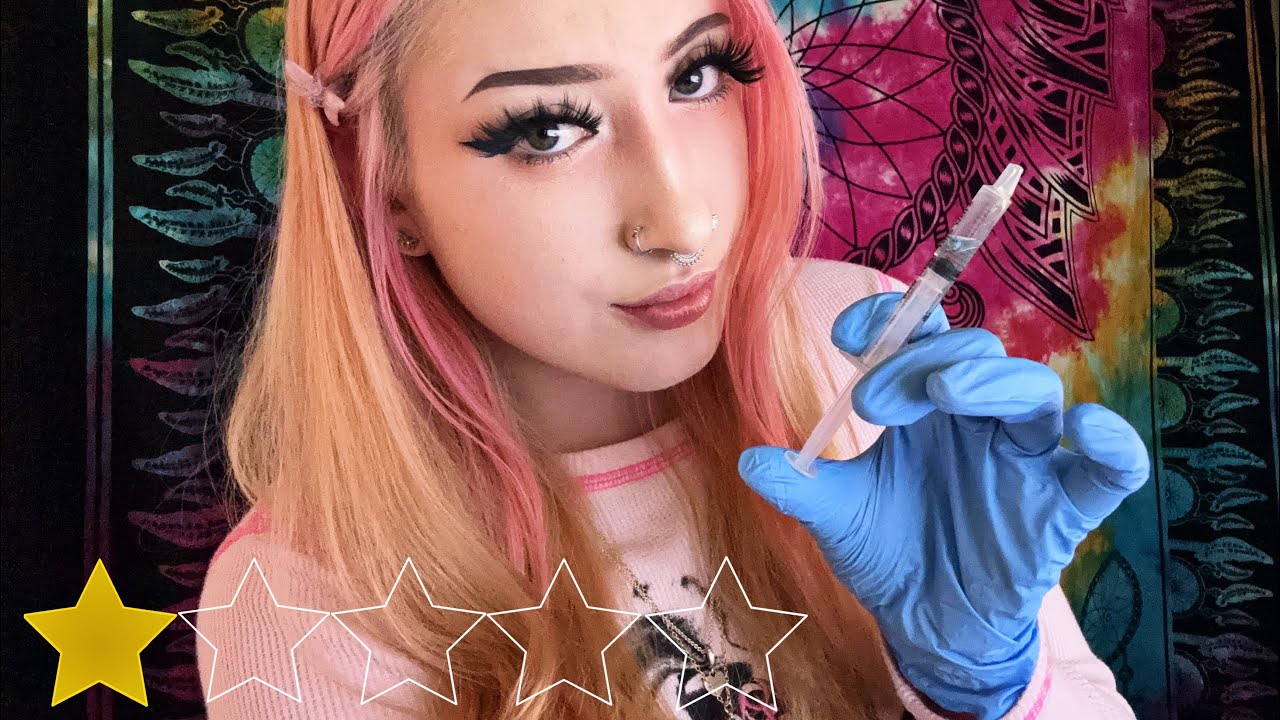 Worst reviewed lip filler ASMR 💉 !