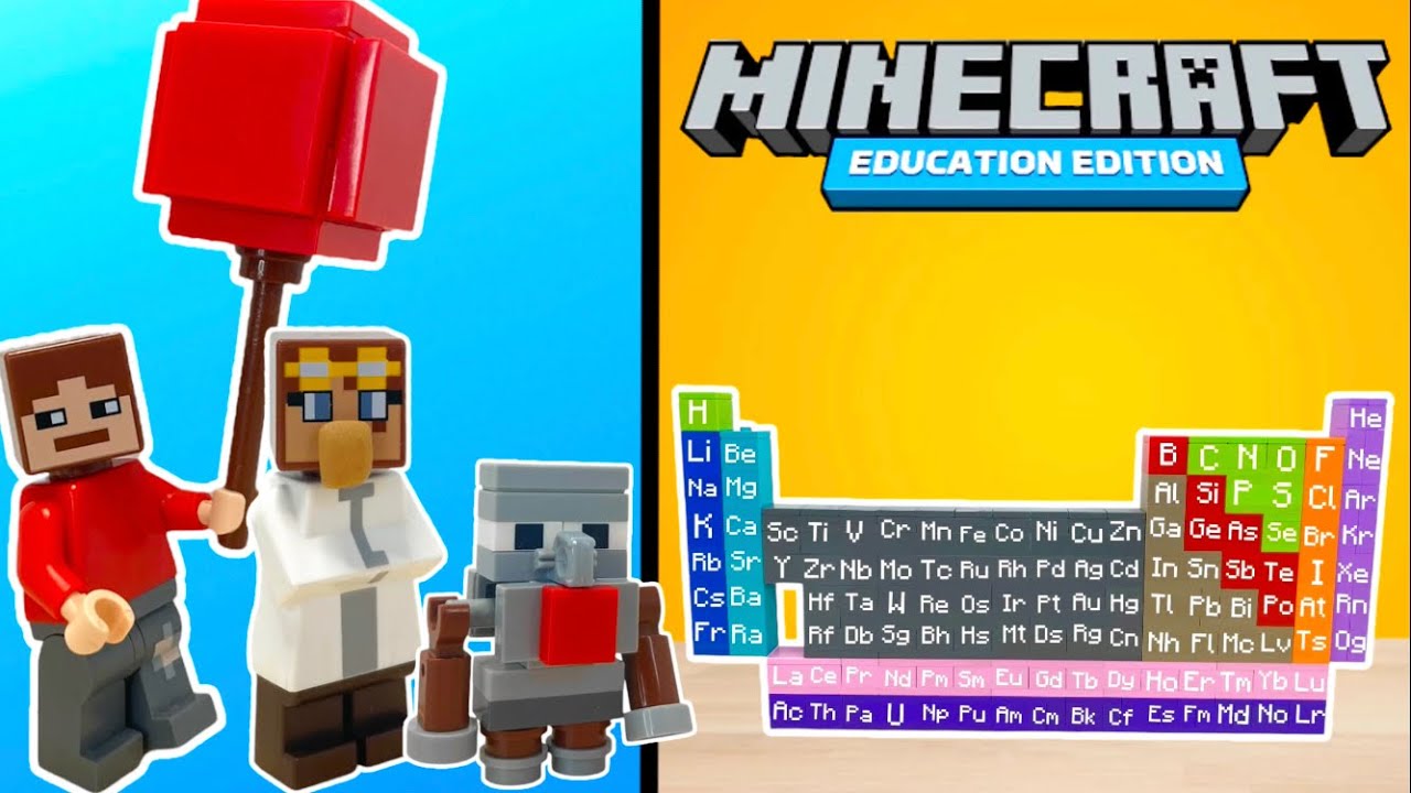 LEGO Minecraft Education edition build hacks!