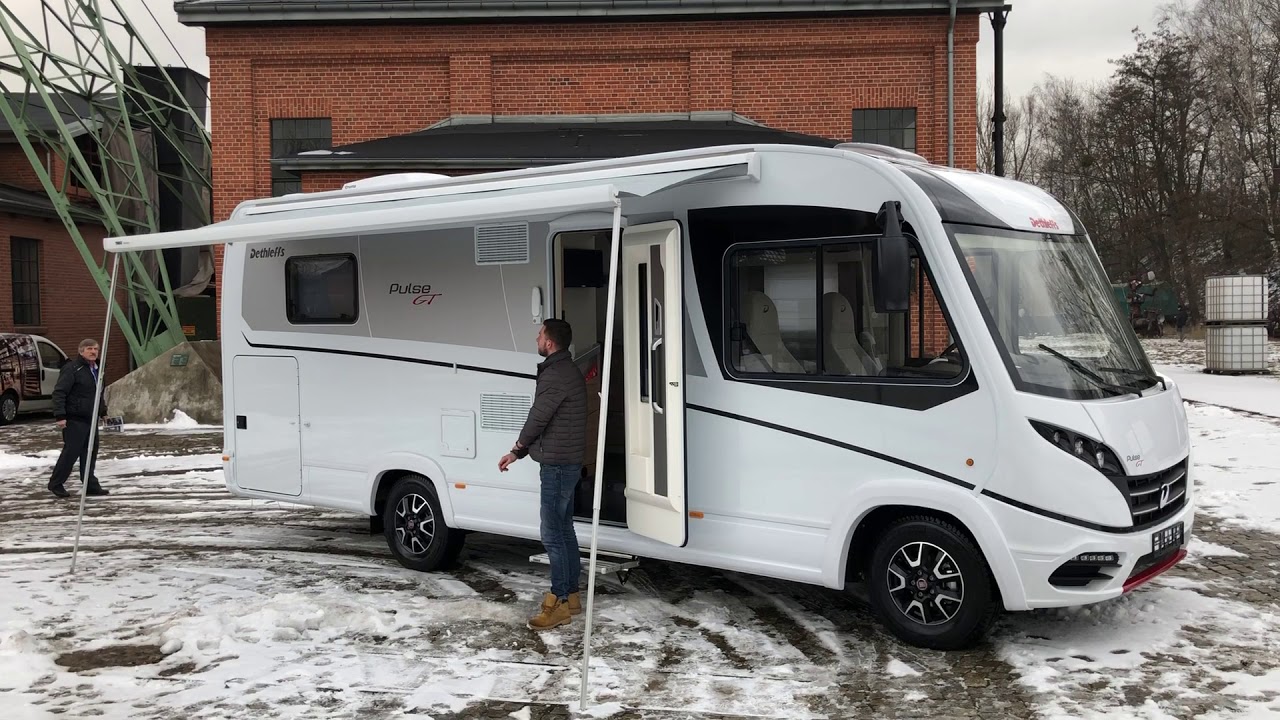 Dethleffs Puls GT markiza elektryczna Thule Omnistor 8000 5 M pierwsze otwarcie