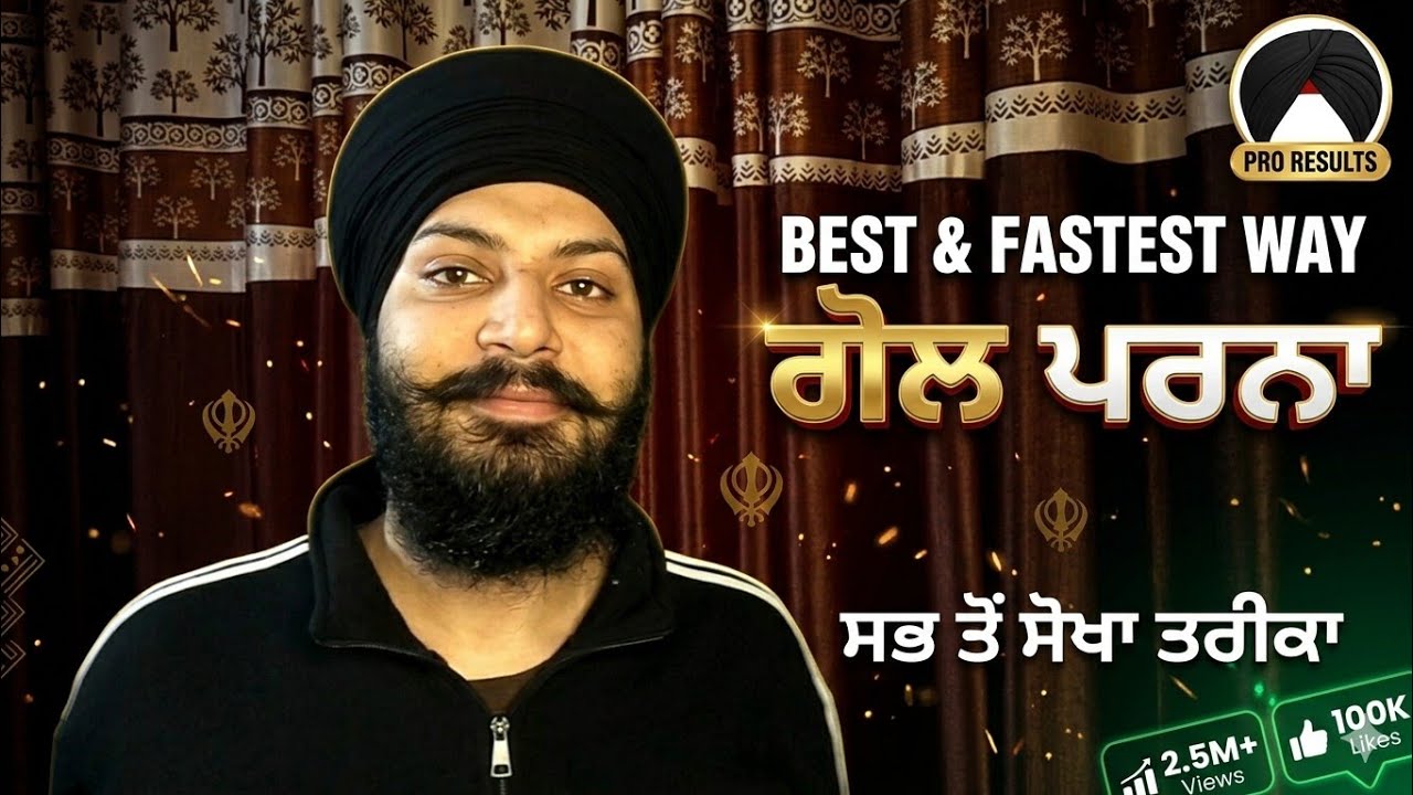 Gol parna 3 metre | full tutorial | How to tie Gol Parna step by step | Gol Dastar