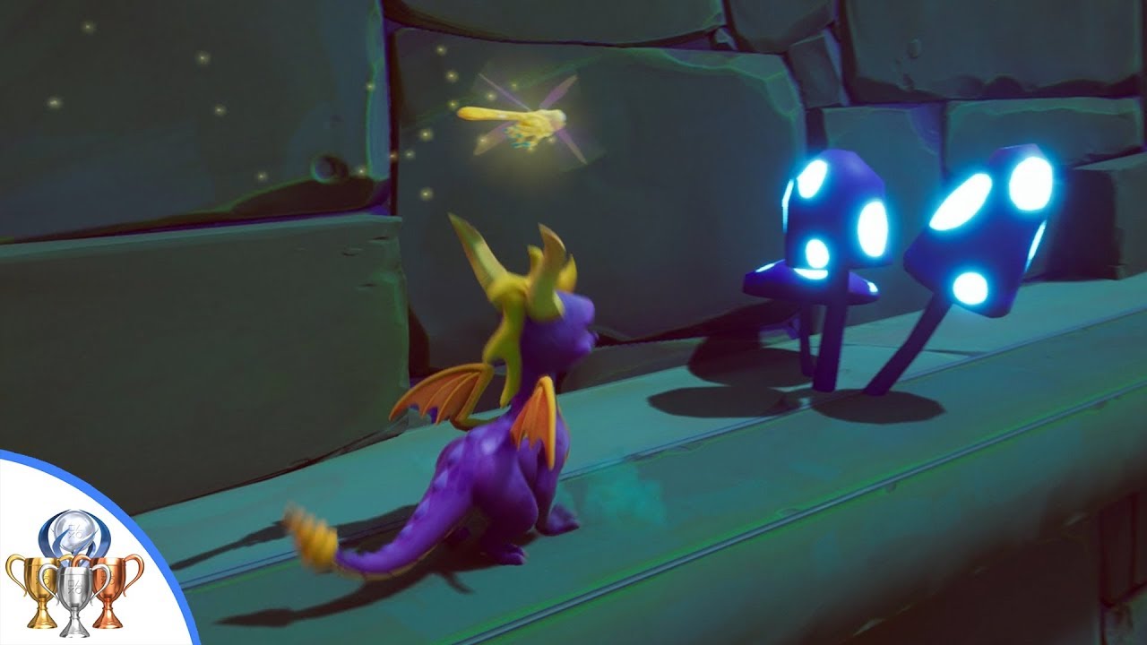 Spyro the Dragon Glowing Mushroom Locations - Mushroom Hunter Trophy and Achievement