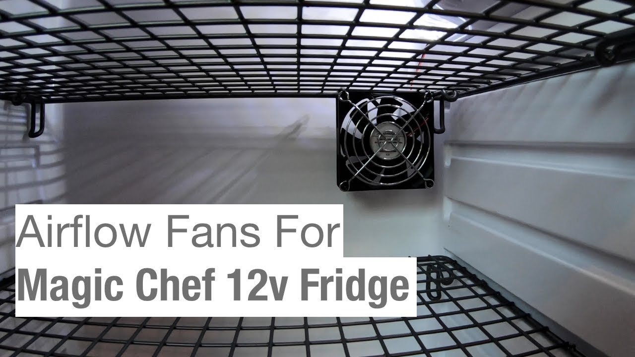 Install Fans in the Magic Chef 12V Refrigerator!