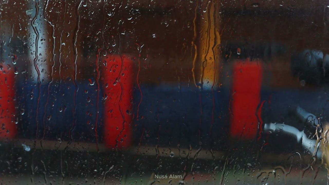 Rain Sound - Rain on Window With Droplet Water on Glass - 30 Minute Rain Sounds for Sleep