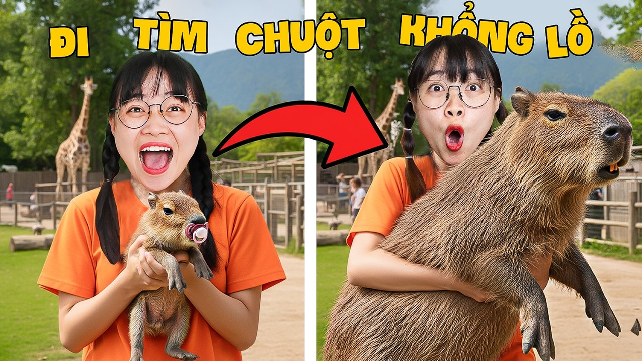 Hà Sam Thử Thách Đi Tìm Con Chuột Khổng Lồ Bằng Xe Máy Hơn 100km