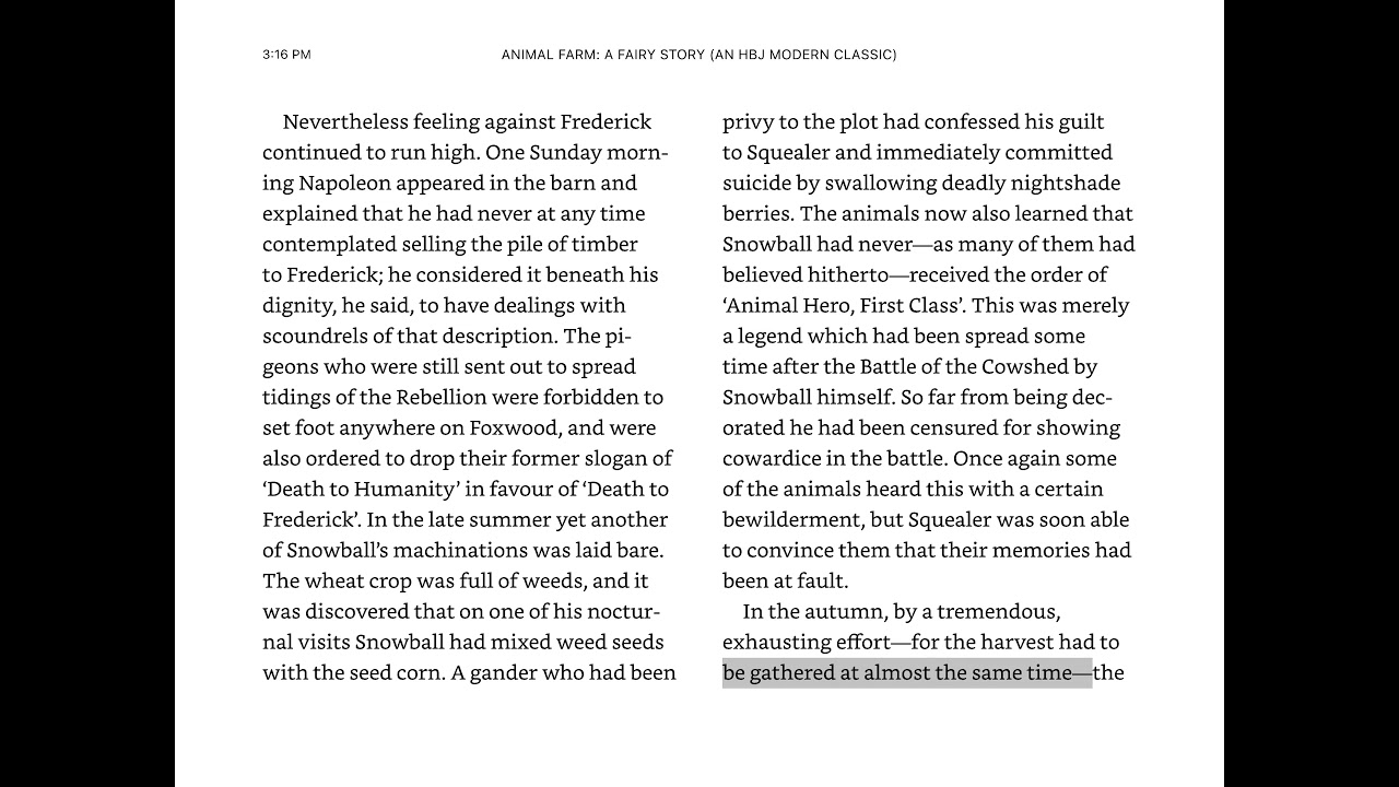 Chapter 8 Animal Farm