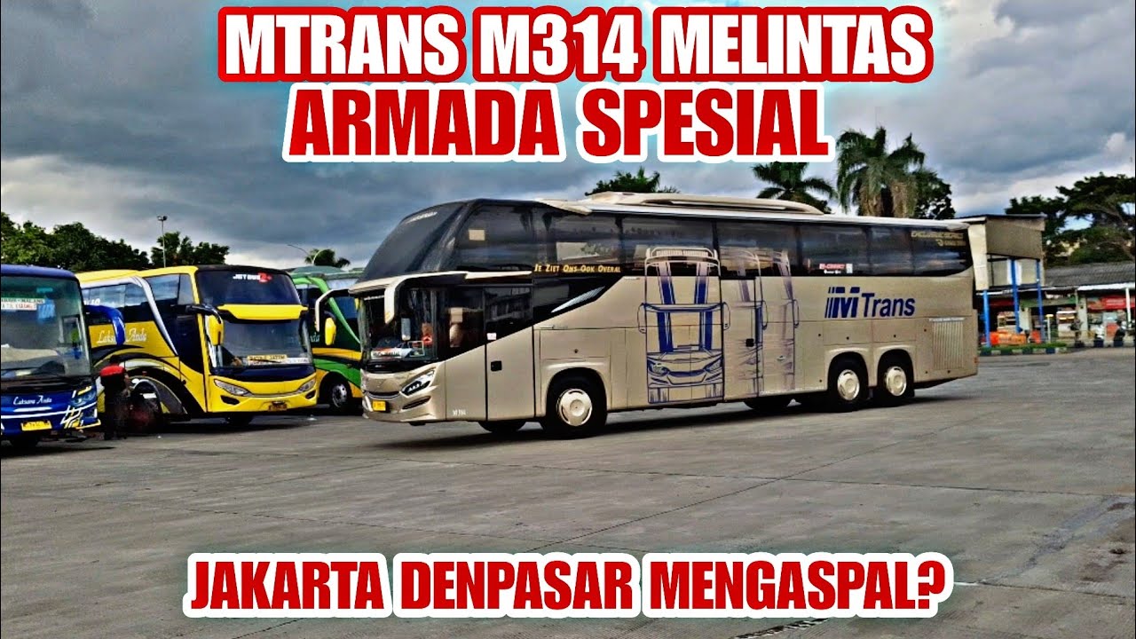 MTRANS M314 JAKARTA DENPASAR MENGASPAL?PAKE UNIT EX PAMERAN GIIAS 2025,ADA GH MERAH ROADTES MELINTAS