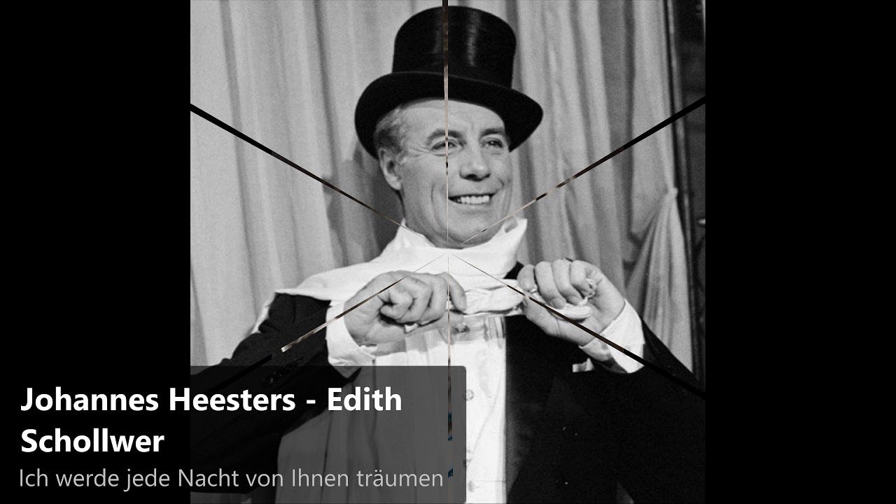 Johannes Heester & Edith Schollwer - Ich werde jede Nacht von Ihnen tr&auml;umen (1939)