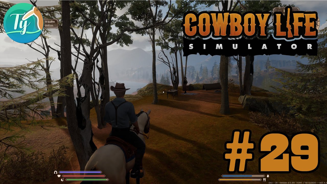 Cowboy Life Simulator #30: On part aider Emily tout en construisant notre nouvelle maison