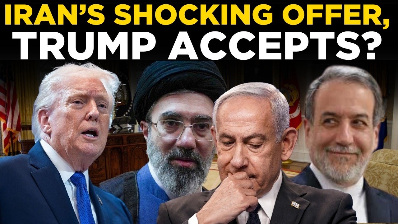 TRUMP LIVE: Trump 'Accepts' Iran's Rare Offer LIVE | Trump SHOCKS Netanyahu | World News LIVE