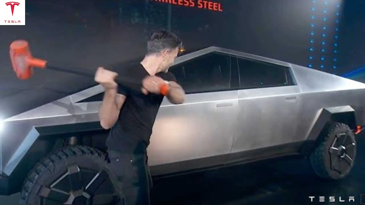 Tesla CyberTruck Glass Failed Embarrassed Elon Musk