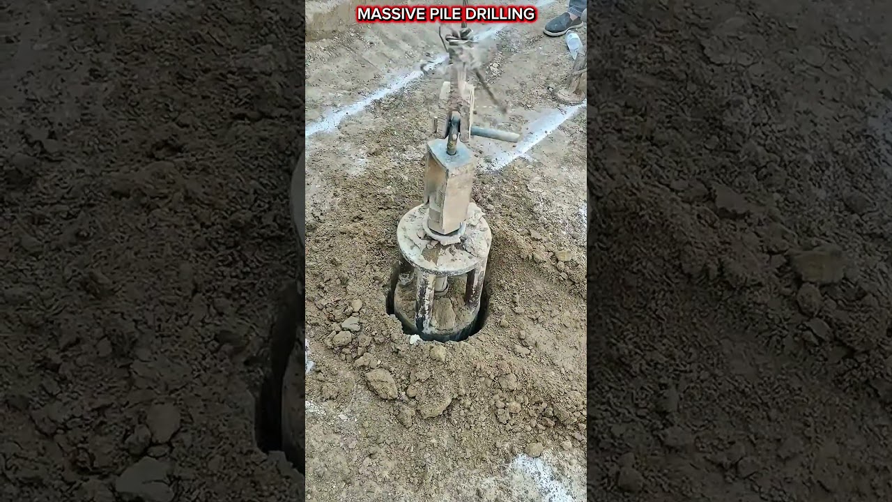 Massive Bored Pile Drilling for Ultra Strong Foundations!