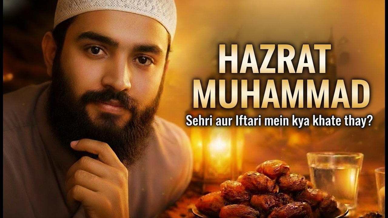 Hazrat Muhammad ﷺ Sehri aur Iftari mein kya khatay thy