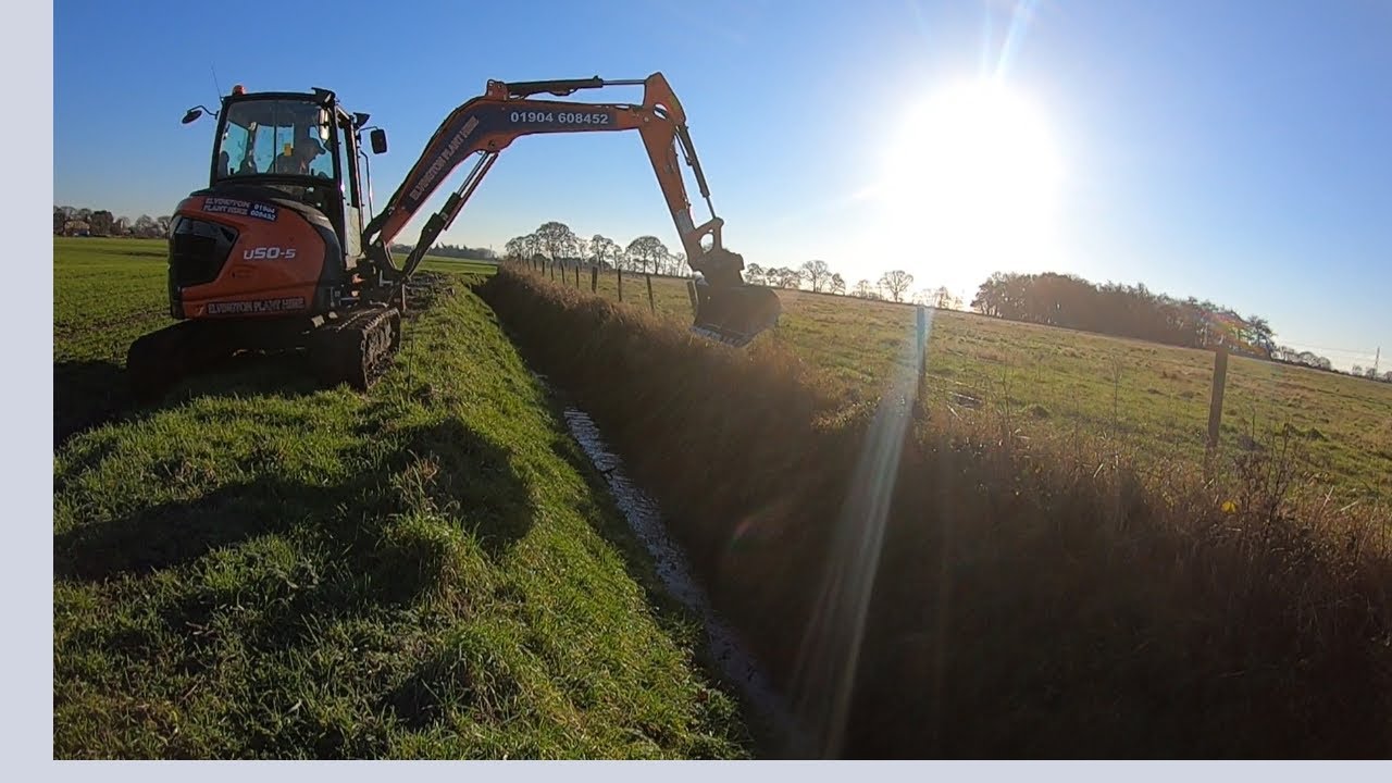 Cleaning Ditches and playing with the Moores Drill