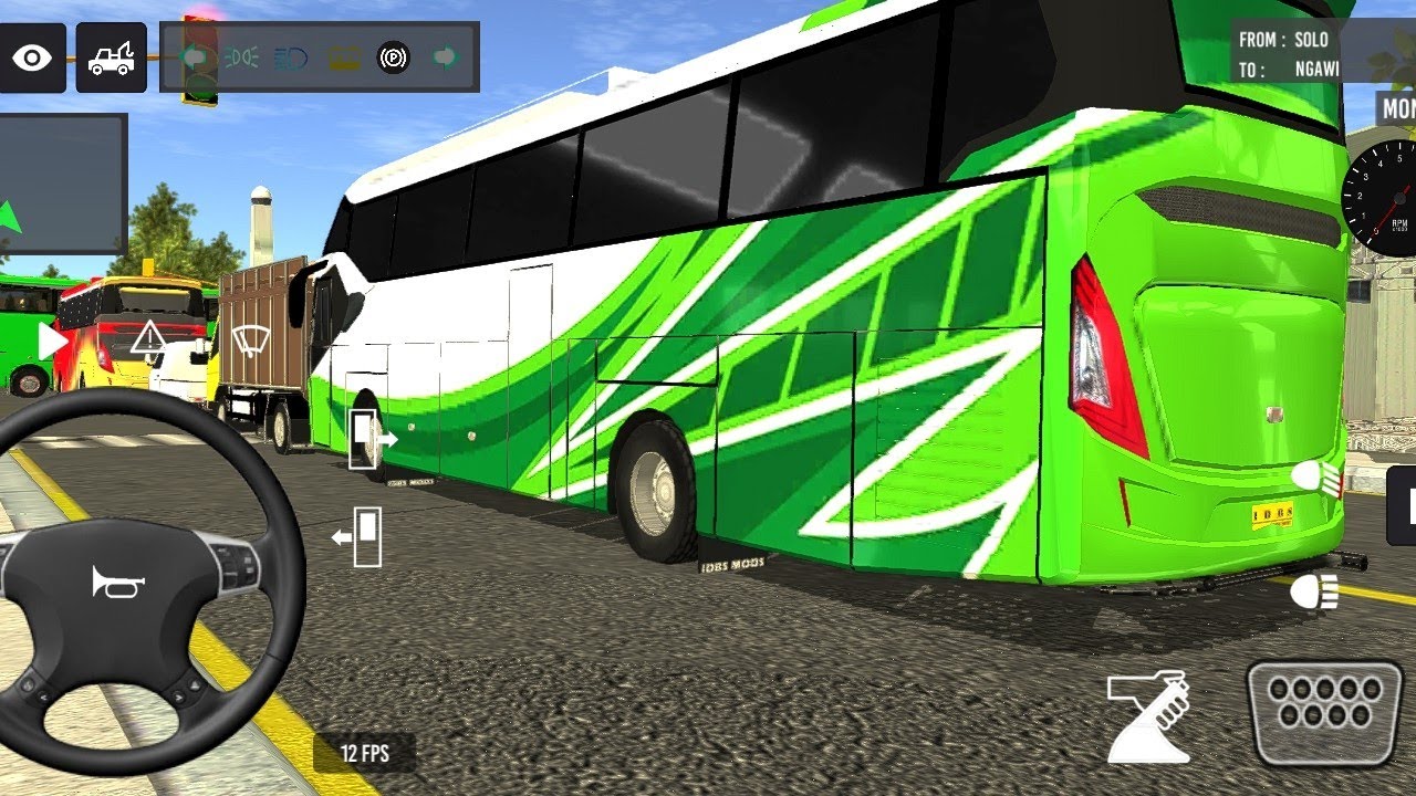 Indonesia Coach bus driving | Euro bus simulator 2025 Android gameplay#1