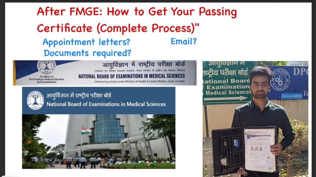 After FMGE: How to Get Your Passing Certificate (Complete Process)