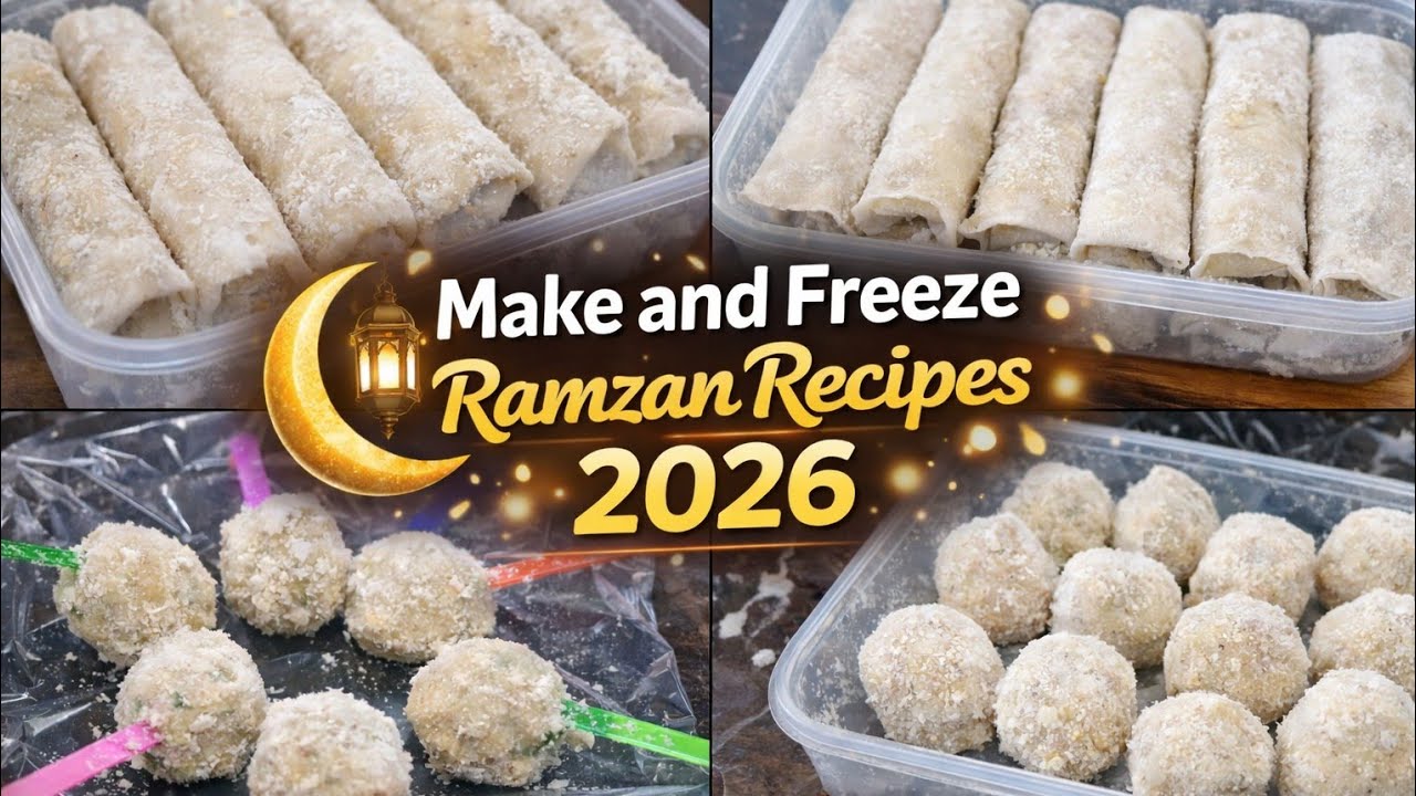 Ramadan Preparation 2026 | Make And Freeze Ramzan Recipes | Iftar Recipes For Ramadan 2026