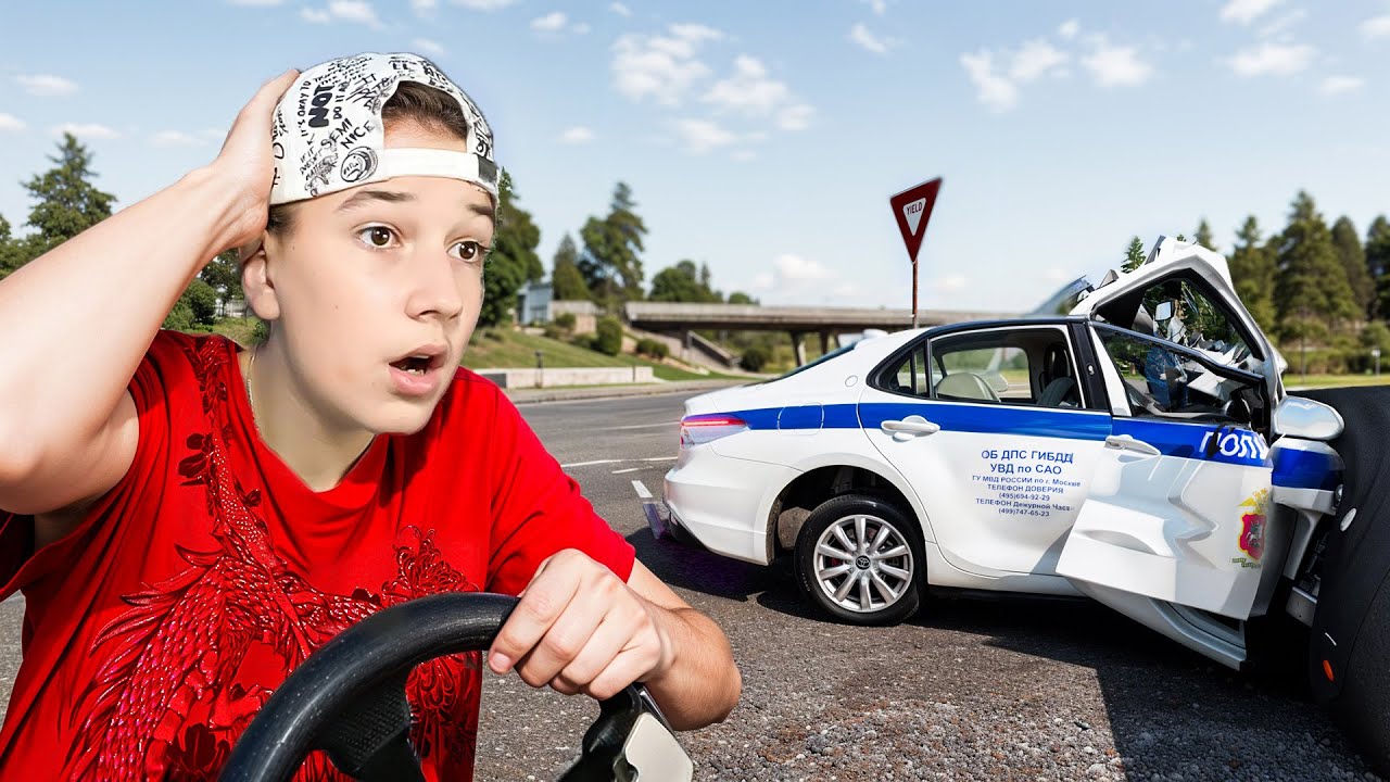ПОЛИЦЕЙСКАЯ ПОГОНЯ НА ДПС КАМРИ ЗАКОНЧИЛАСЬ АВАРИЕЙ...! I BeamNG.drive