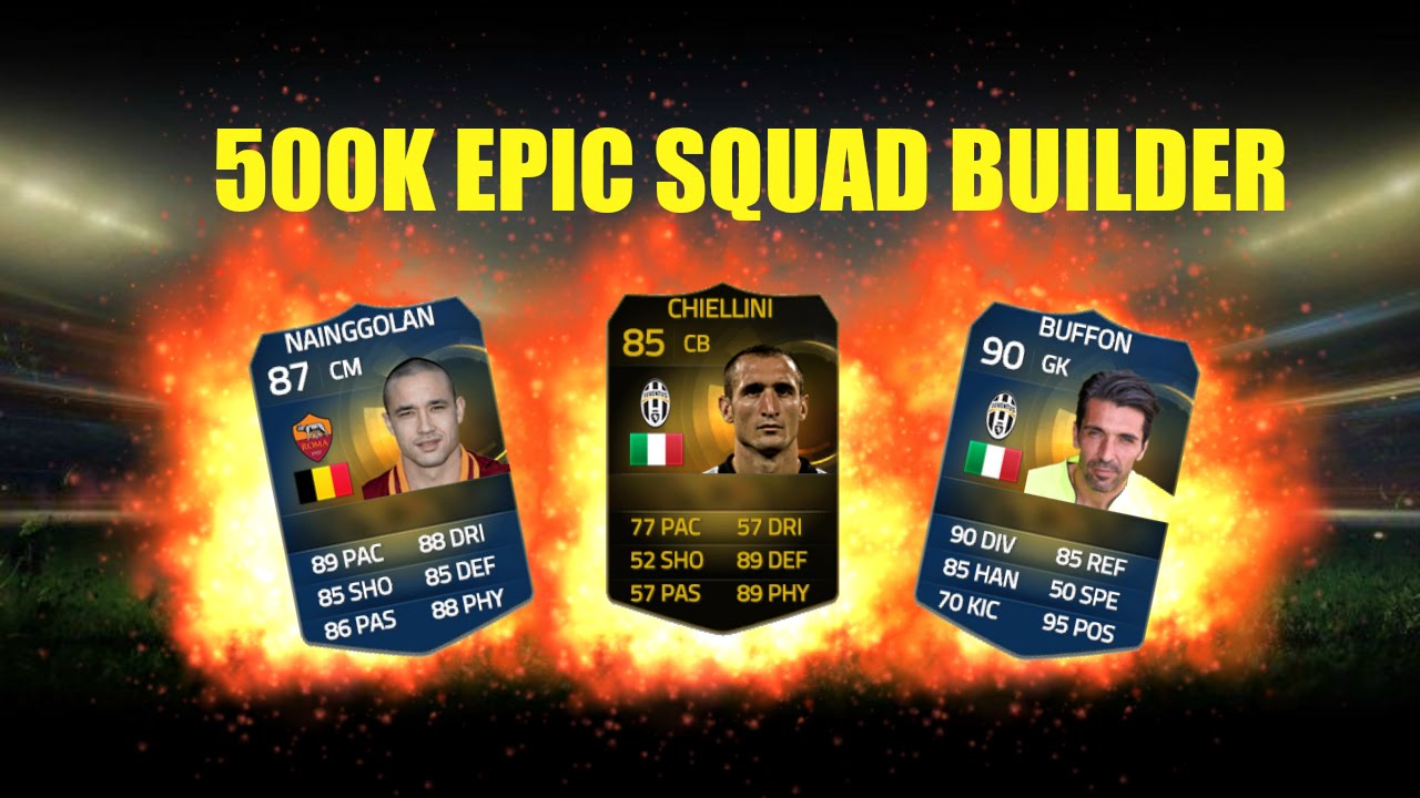 FIFA 15 - 500K SQUAD BUILDER