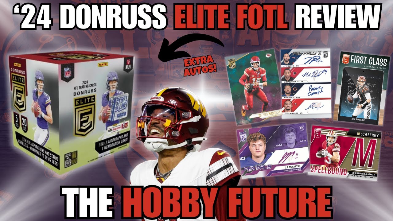 EXTRA AUTOS!💥 IS THIS THE HOBBY FUTURE!?! PRODUCT REVIEW: 2024 Donruss Elite Football FOTL Box