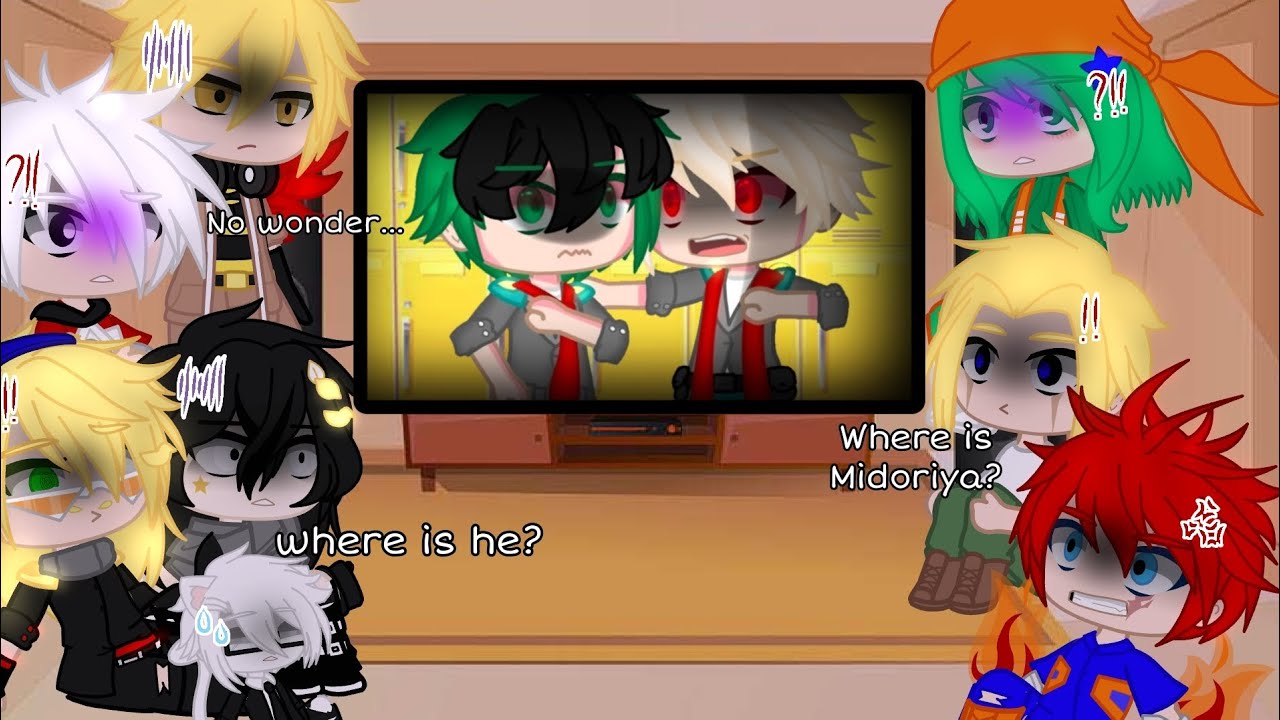 Bnha Pro Heroes Reacts to “ Where is Midoriya?! ” || Bnha/Mha || ft.Bakugo || GCRV || 🥀 Gacha Club🥀