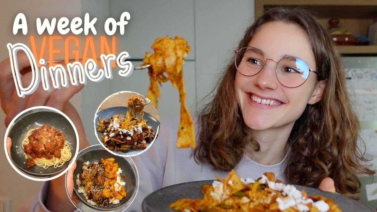 (Werbung) WHAT I COOK IN A SCHOOL WEEK 👩‍🍳 healthy & vegan 🌱😋